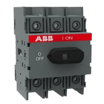 ABB 3P Pole Screw Mount Switch Disconnector - 63A Maximum Current, 37kW Power Rating, IP20 - 1SCA105076R1001 product image