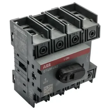 ABB 4P Pole Base Mounting Switch Disconnector - 63A Maximum Current, 37kW Power Rating, IP20 - 1SCA108348R1001 product image