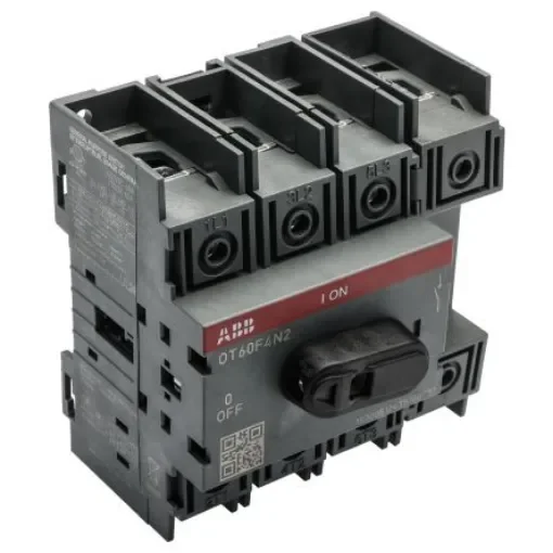 ABB 4P Pole Base Mounting Switch Disconnector - 63A Maximum Current, 37kW Power Rating, IP20 - 1SCA108348R1001 product image
