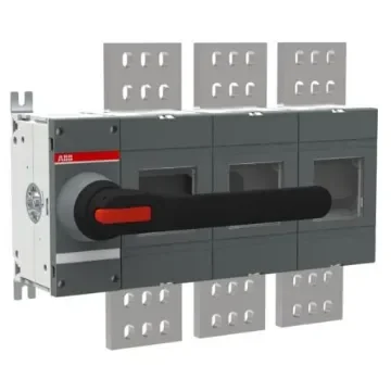 ABB 3P Pole Surface Mount Switch Disconnector - 2500A Maximum Current, 85kW Power Rating, IP00 - 1SCA108361R1001 product image