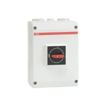 ABB 4P Pole Screw Mount Switch Disconnector - 80A Maximum Current, 37kW Power Rating, IP65 - 1SCA116044R1001 product image