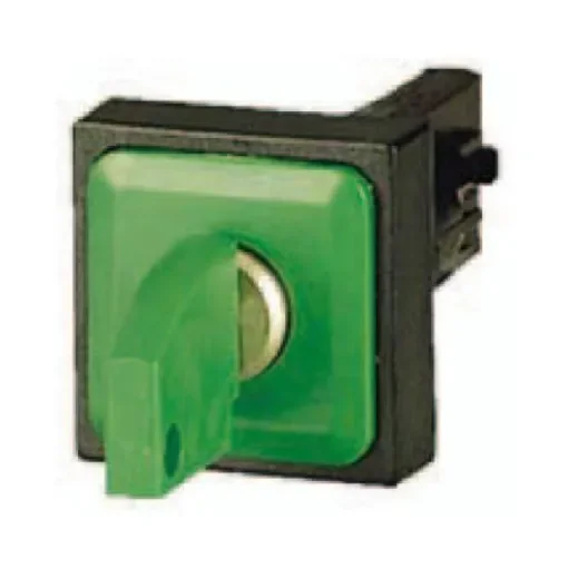Eaton 2-position Key Switch Head, Latching, 16mm Cutout - 062108 Q25S1R-GN product image