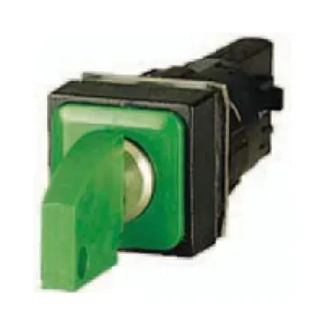 Eaton 3-position Key Switch Head, Latching, 16mm Cutout - 062152 Q18S3R-GN product image