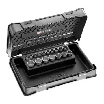 Facom 17-Piece Metric 3/8 in Standard Socket Set, 12 point - J.400 product image