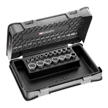 Facom 17-Piece Metric 3/8 in Standard Socket Set, 6 point - J.401 product image