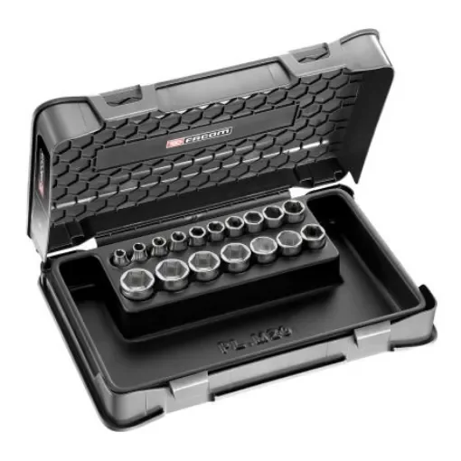 Facom 17-Piece Metric 3/8 in Standard Socket Set, 6 point - J.401 product image