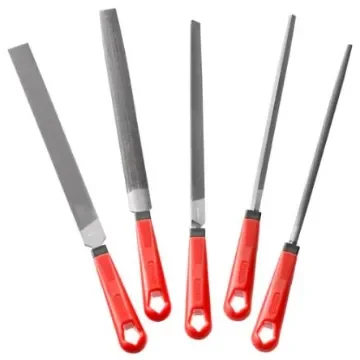 Facom 250mm, Second Cut, Flat, Half Round, Round, Square, Triangular Engineers File With Soft-Grip Handle - LIM250EM.J5 product image