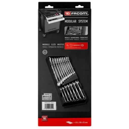 Facom 17-Piece Combination Spanner Set, 6 - 24 mm - MOD.440-1XLPB product image