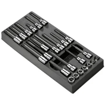 Facom 24-Piece Metric 1/2", 3/8" Bit Socket Set, 6 point - MOD.CHPB product image