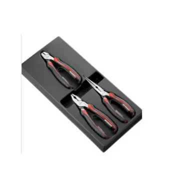 Facom 3-Piece Plier Set, Straight Tip, 160 mm, 185 mm, 200 mm Overall - MOD.CPEA0 product image