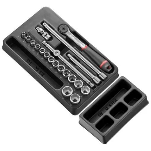 Facom 20 Piece Socket Module Tool Kit with Thermoformed Tray - MOD.J161-36PB product image