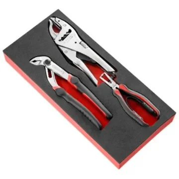 Facom 3-Piece Plier Set, Bent, Straight Tip, 184 mm, 245 mm Overall - MODM.CPEA3 product image