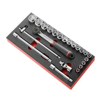 Facom 22-Piece Imperial 1/2 in Standard Socket Set with Ratchet, 12 point - MODM.S161-212U product image