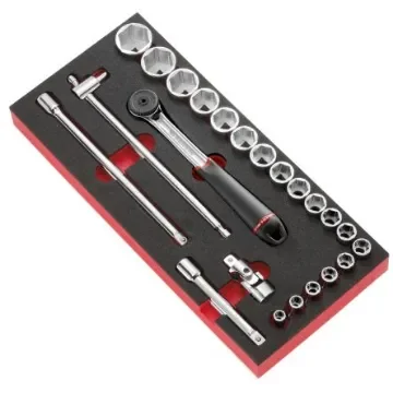 Facom 23-Piece Metric 1/2 in Standard Socket Set with Ratchet, 6 point - MODM.S1A product image