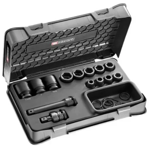 Facom 3/8" , 7/16" , 1/2" , 9/16" , 5/8" , 11/16" , 3/4" , 13/16" , 7/8" , 15/16" , 1" , 1"1/16", 1/2 in Drive Impact - NS.500BU product image
