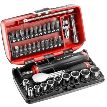 Facom 38-Piece Metric 1/4 in Standard Socket/Bit Set with Ratchet, 6 point - R.181NANO product image