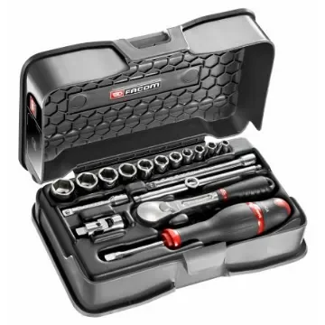 Facom 17-Piece Imperial 1/4 in Standard Socket Set with Ratchet, 6 point - RL.161-2P6U product image