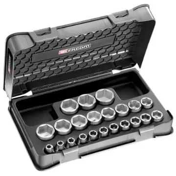 Facom 22-Piece Metric 1/2 in Standard Socket Set , 6 point - S.401B product image