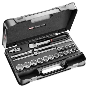 Facom 22-Piece Imperial 1/2 in Standard Socket Set with Ratchet, 6 point - SL.161-2P6U product image