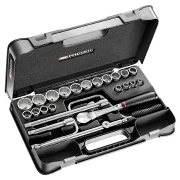 Facom 25-Piece Imperial 1/2 in Standard Socket Set with Ratchet, 12 point - SL.161-3P12U product image