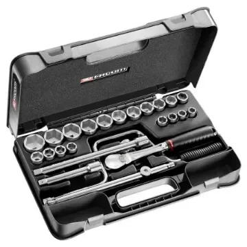Facom 25-Piece Imperial 1/2 in Standard Socket Set with Ratchet, 6 point - SL.161-3P6U product image