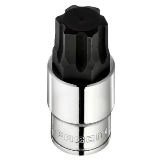 Facom 1/2 in Drive Bit Socket, Hex OGV Bit, 19mm, 60 mm Overall Length - STM.19GRP product image