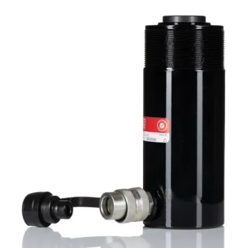 RS PRO Single, Portable General Purpose Hydraulic Cylinder, 23t, 102mm stroke - 2358240 product image