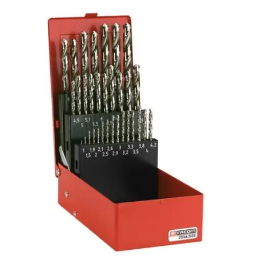 Facom 19-Piece Twist Drill Bit Set, 10mm Max, 1mm Min - 222A.TJ19 product image