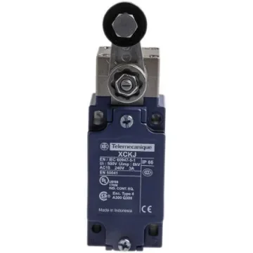Telemecanique Sensors OsiSense XC Series Lever Limit Switch, NO/NC, IP66, SPDT, Metal Housing, 600V ac Max, 10A Max - XCKJ10511 product image