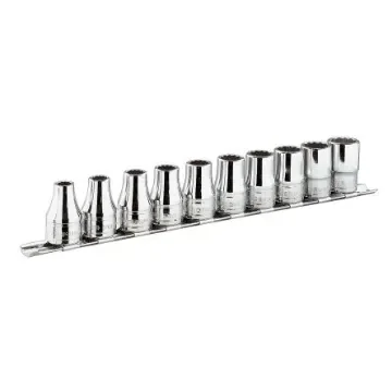 Facom 10-Piece Metric 3/8 in Standard Socket Set, 12 point - J.40E product image