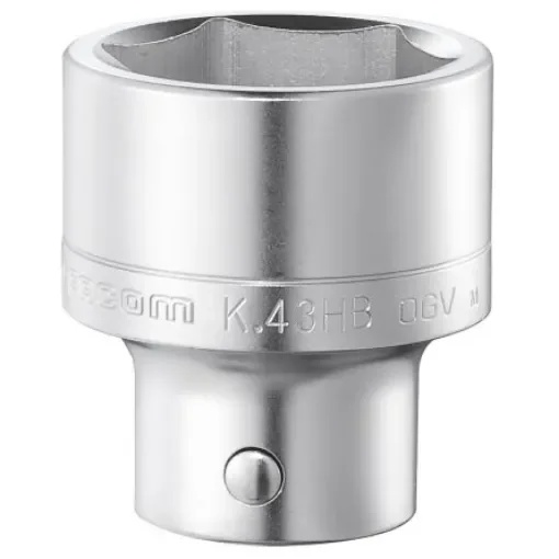 Facom 3/4 in Drive 35mm Standard Socket, 6 point, 59 mm Overall Length - K.35HB product image