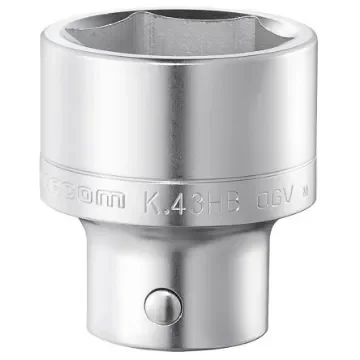 Facom 3/4 in Drive 38mm Standard Socket, 6 point, 66.9 mm Overall Length - K.38HB product image