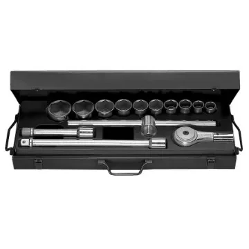 Facom 14-Piece Metric 3/4 in Standard Socket Set with Ratchet, 6 point - K.421N product image