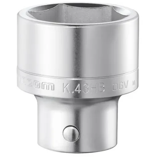 Facom 3/4 in Drive 42mm Standard Socket, 6 point, 66.9 mm Overall Length - K.42HB product image