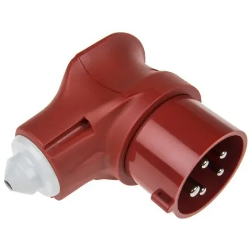 MENNEKES, Vario TOP IP44 Red Cable Mount 3P + N + E Industrial Power Plug, Rated At 16A, 400 V - 3980 product image