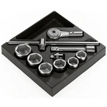 Facom 10-Piece Metric 3/4 in Standard Socket Set with Ratchet, 6 point - MOD.K1 product image