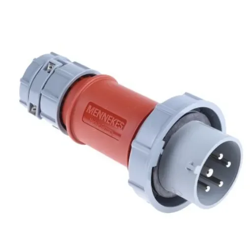 MENNEKES, PowerTOP IP67 Red Cable Mount 3P + N + E Industrial Power Plug, Rated At 16A, 400 V - 3821RS product image