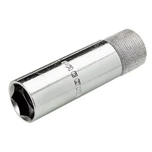 Facom 3/8 in Drive 16mm Spark Plug Socket, 6 point, 90 mm Overall Length - B.J16A1 product image
