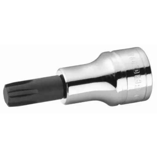 Facom 1/2 in Drive Bit Socket, Spline Bit, 16mm, 100 mm Overall Length - D.34B16L product image