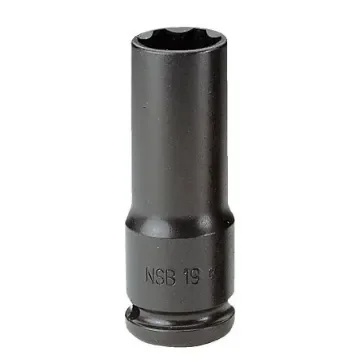 Facom 19mm, 1/2 in Drive Impact Socket, 80 mm length - NSB.19 product image