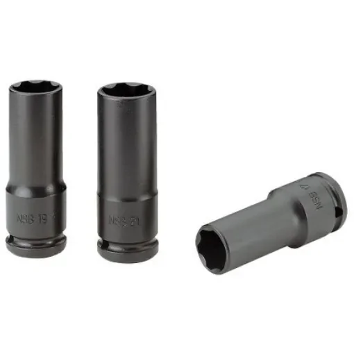 Facom 3-Piece Metric 1/2 in Wheel Nut Socket Set, 6 point - NSB.3 product image
