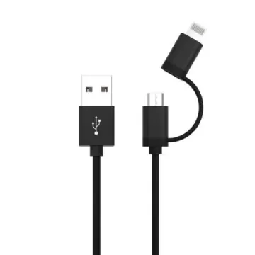 Ansmann , Male USB A to Lightning, Micro USB B, USB C, 480Mbps, 1.2m - 1700-0136 product image