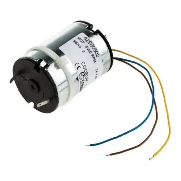 Crouzet Brushed DC Motor, 3.9 W, 24 V dc, 7.7 mNm, 3700 rpm, 2mm Shaft Diameter - 82860502 product image