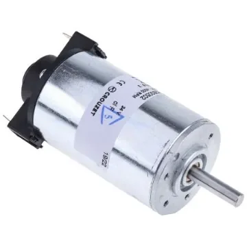Crouzet Brushed DC Motor, 22 W, 24 V dc, 70 mNm, 3070 rpm, 6mm Shaft Diameter - 82800502 product image