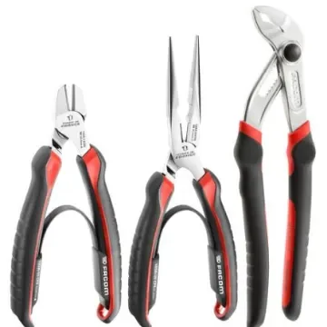 Facom 3-Piece Plier Set, Angled, Straight Tip, 160 mm, 200 mm, 245 mm Overall - CPE.A3 product image