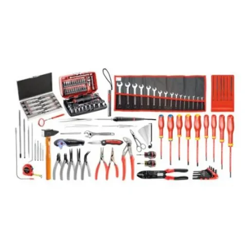 Facom 120 Piece Electro-Mechanical Tool Kit with Case - 2208.EM41A product image