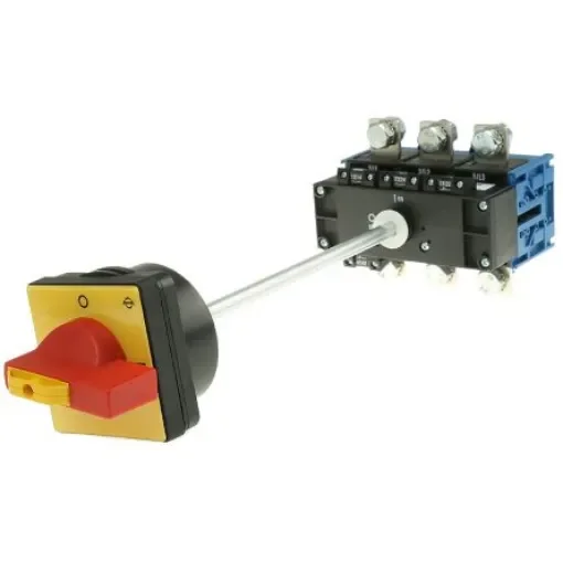 Kraus & Naimer 3P Pole Isolator Switch - 250A Maximum Current, 90kW Power Rating, IP65 - KG251.T203/GBA006.VE product image