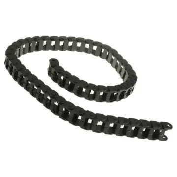 Igus E08, e-chain Black Cable Chain - Flexible Slot, W28.2 mm x D19.3mm, L1m, 38 mm Min. Bend Radius, Igumid NG - E08.20.038.0 product image