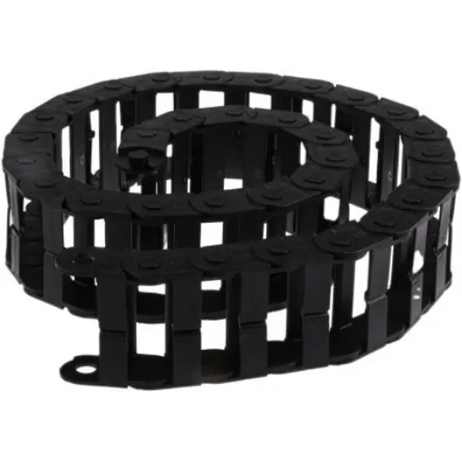 Igus E14, e-chain Black Cable Chain - Flexible Slot, W62 mm x D25mm, L1m, 48 mm Min. Bend Radius, Igumid NB - E14.4.048.0 product image