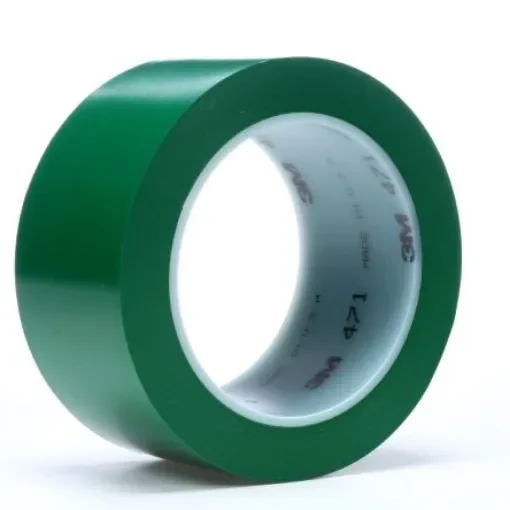 3M 471 Green Vinyl 33m Lane Marking Tape, 0.14mm Thickness - 3M 471 50mmx66m product image